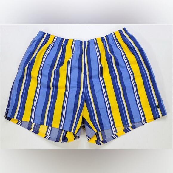 Ralph Lauren Other - Ralph Lauren Polo Sport  Striped Blue and Yellow swim trunks